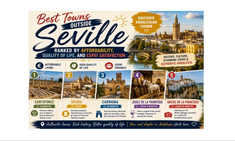 Best Towns Outside Seville: Ranked by Affordability, Quality of Life, and Expat Satisfaction